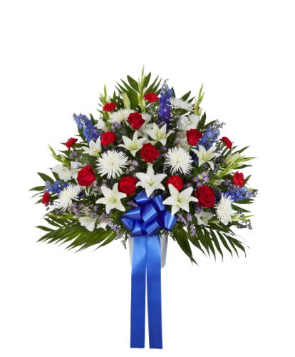 Heartfelt Sympathy Urn In Patriotic