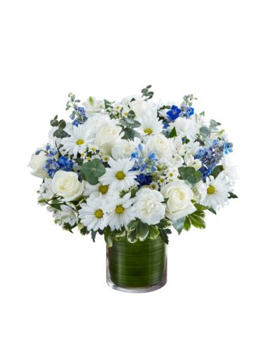 Cherished Memories in Blue and White